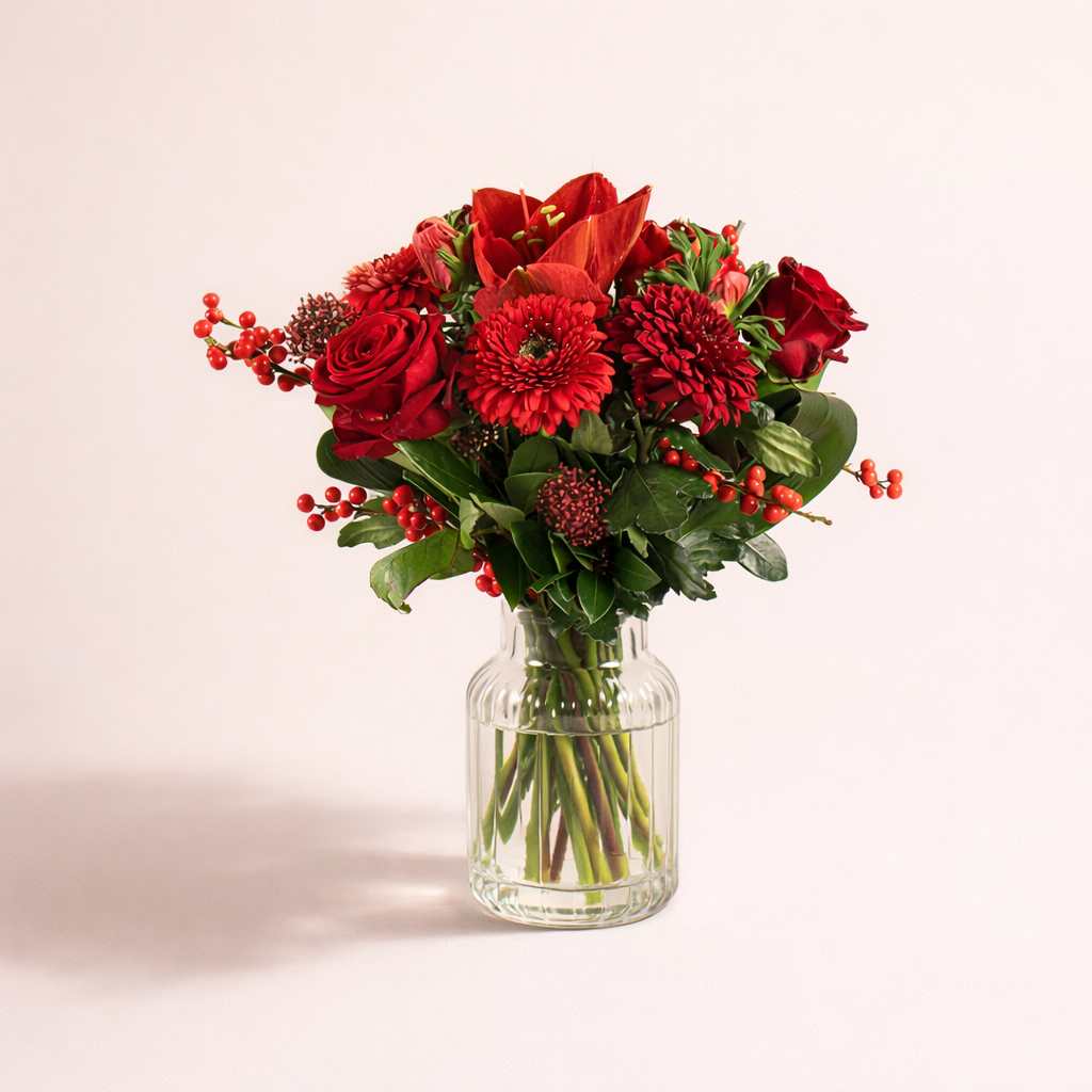 Boeket klassiek warm rood