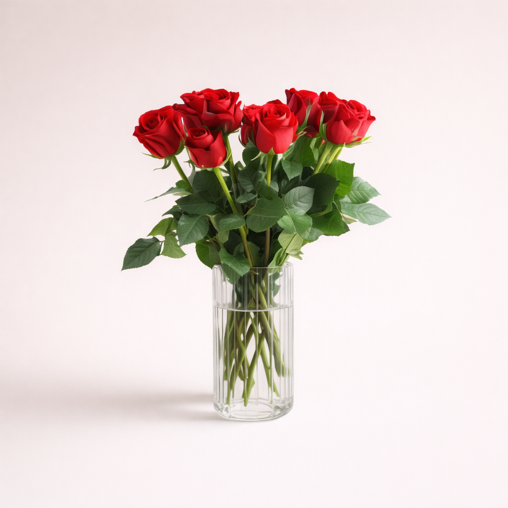 Rode rozenboeket Valentijn