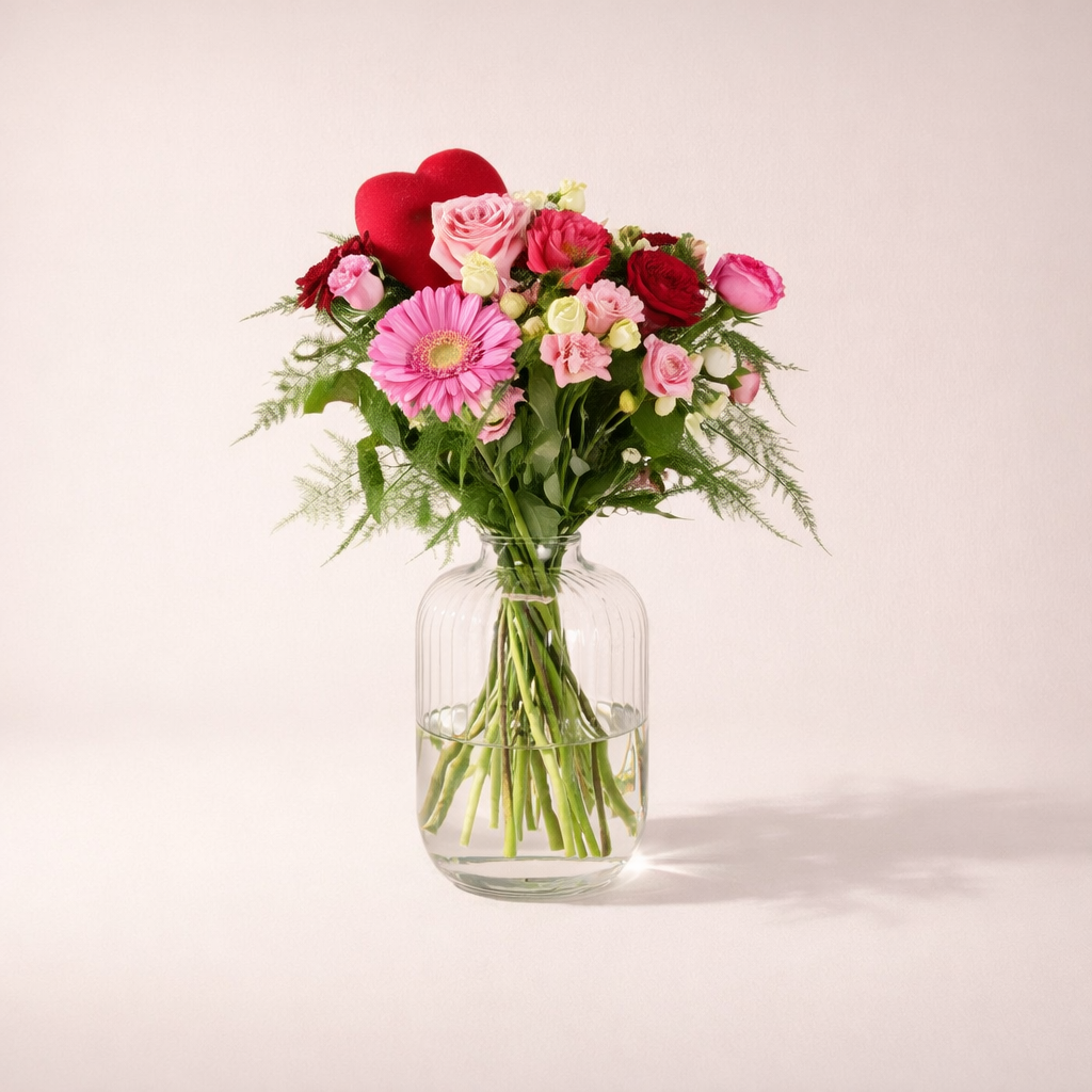 Traditioneel Valentijnsboeket
