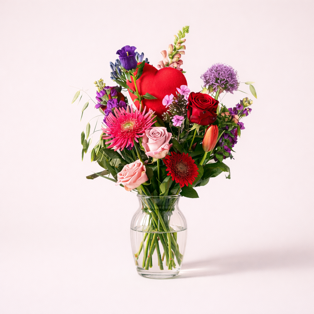 Plukboeket voor Valentijnsdag