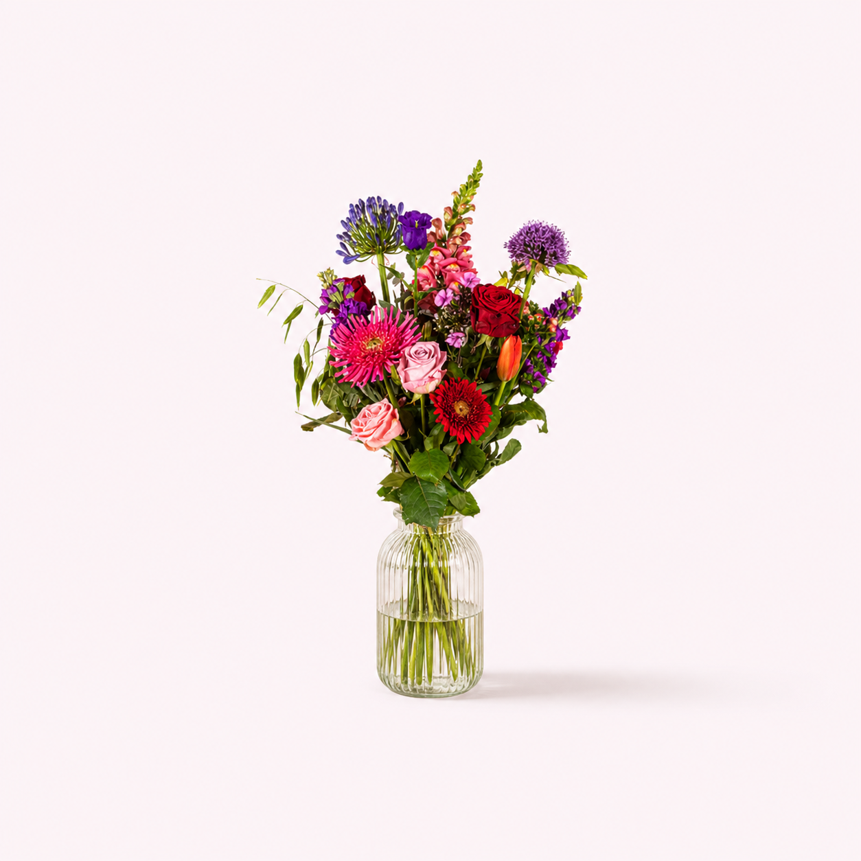Warm plukboeket bloemen voor Moederdag