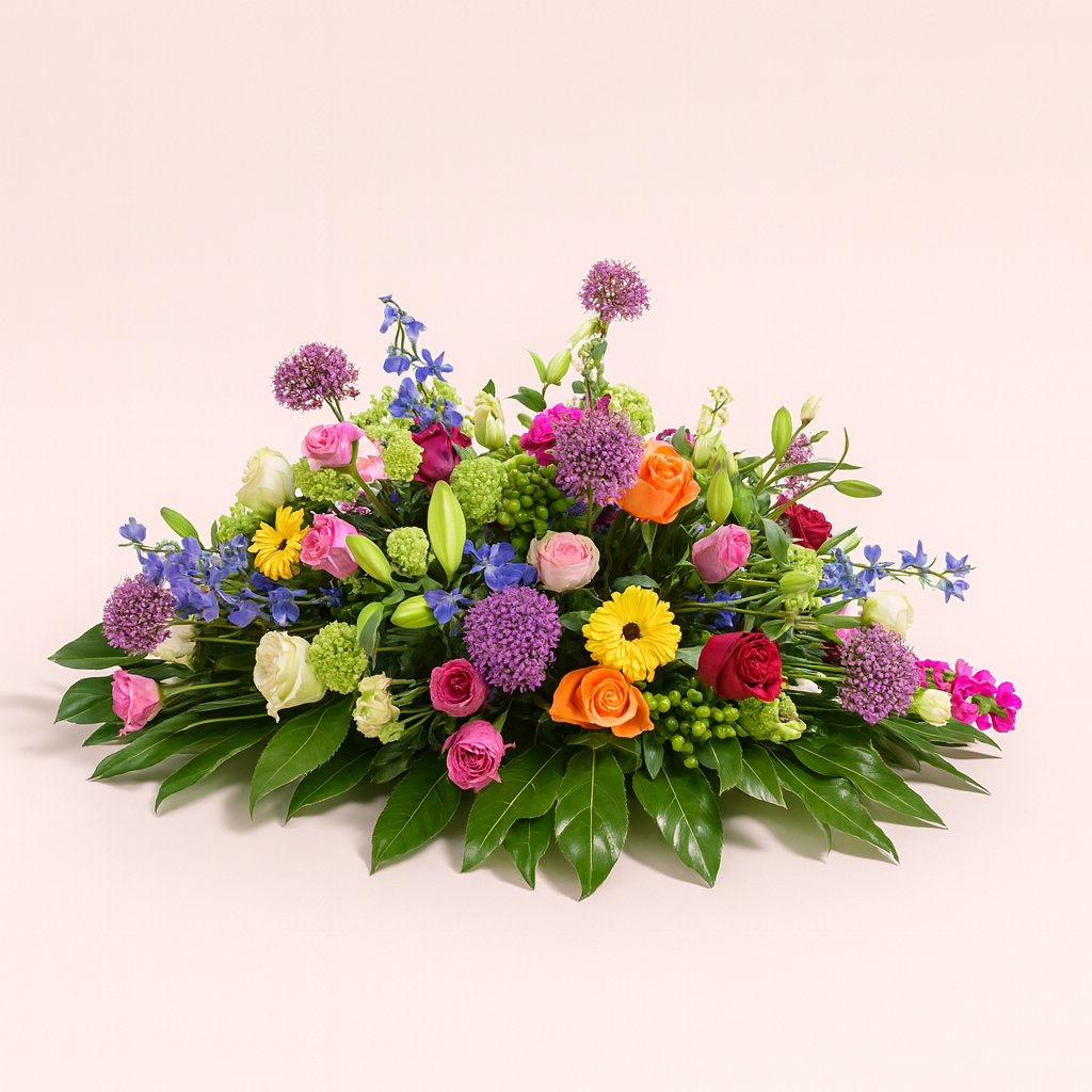 Kleurrijk afscheidsstuk